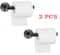 NEX™ 6.5" Black Iron Rustic Toilet Paper Roll Holders, 2ct.